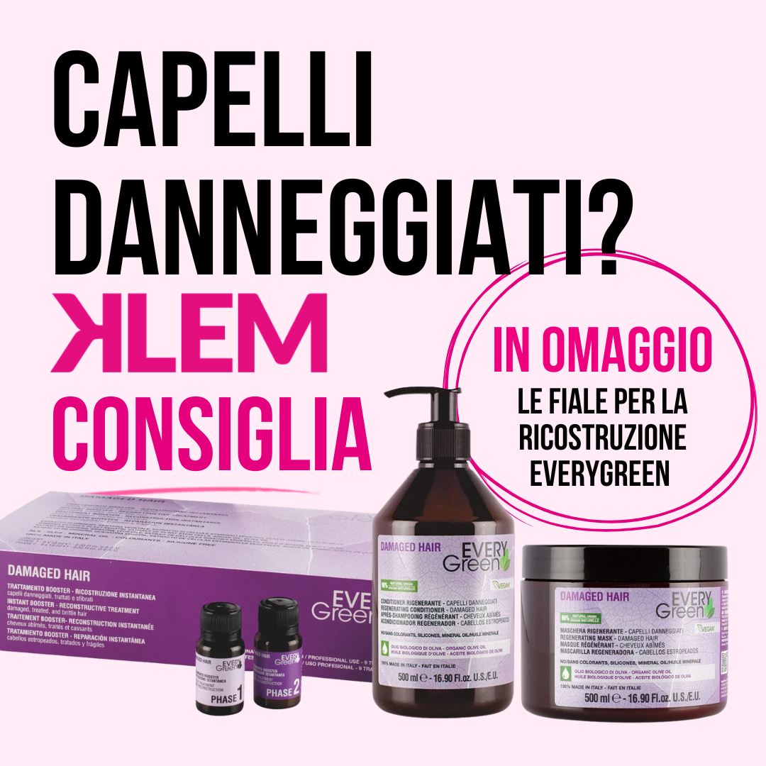 EveryGreen Damaged Hair kit 500ml + fiale in omaggio