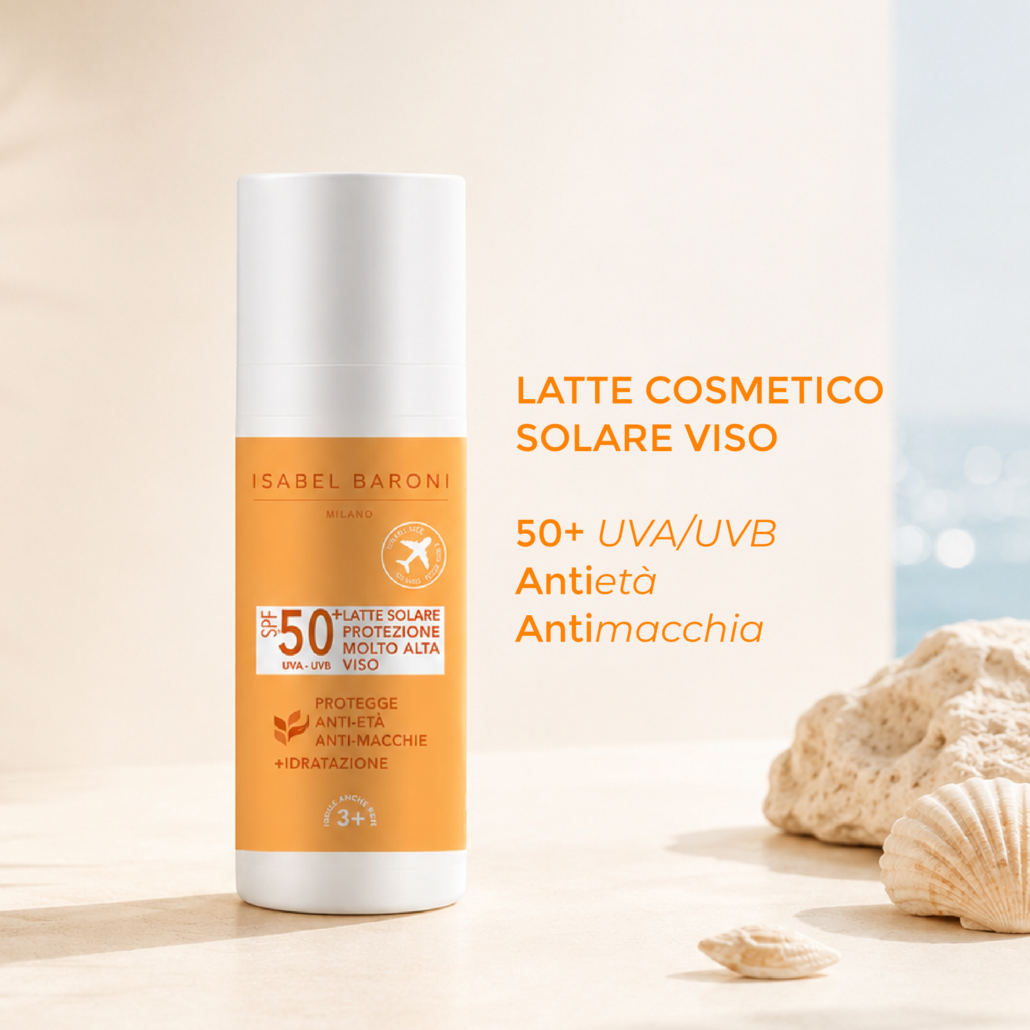 I.BARONI SOLARI CREMA VISO SPF50+ 50 ML.